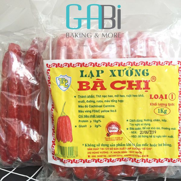 100g Lạp xưởng Bà Chị loại 1