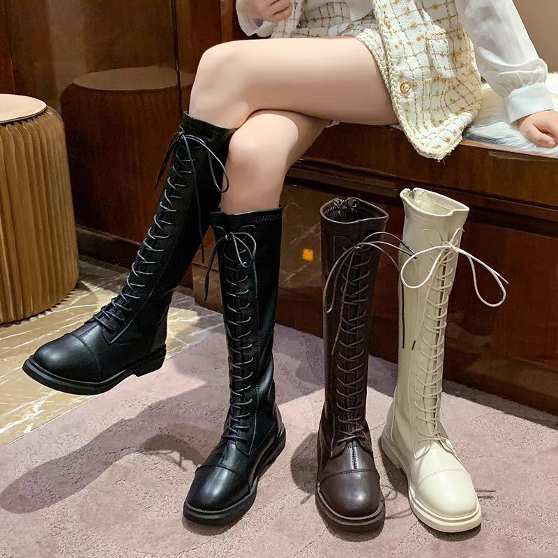 Boot đùi 40cm-đế 5cm da pu cao cấp