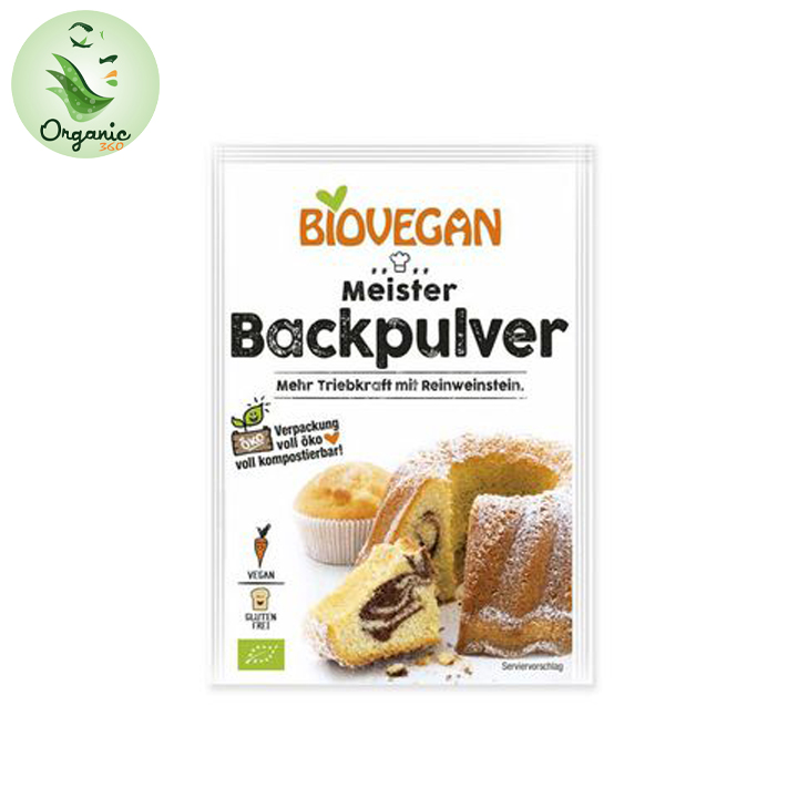 Bột nở hữu cơ Meister Backpulver Biovegan (17g)