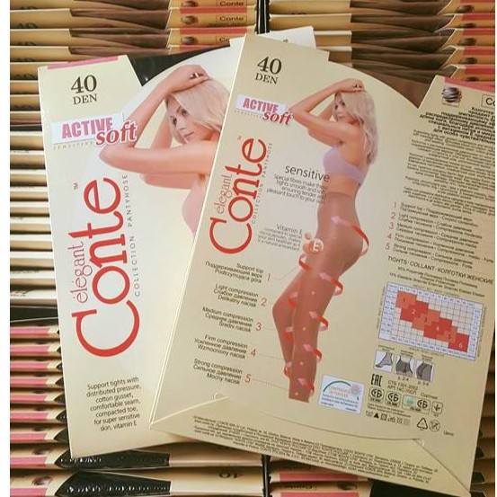 Quần tất Nga Conte 40D