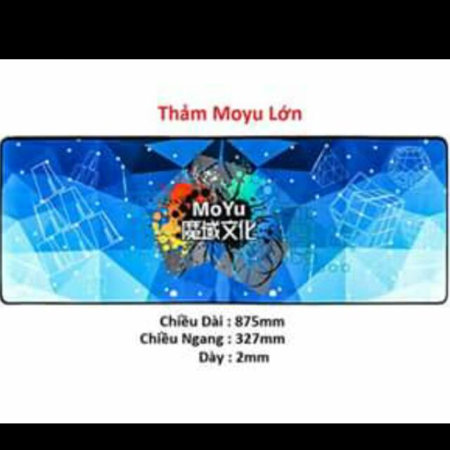 Thảm Moyu lót timer chơi rubik Nha Trang