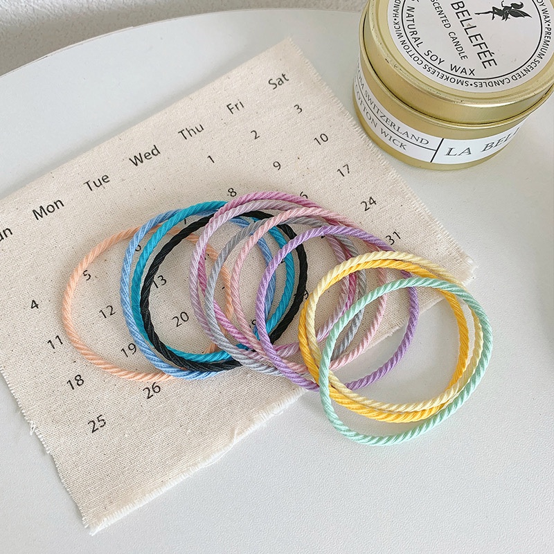 [MUA 1 TẶNG 1] SET 10 SỢI THUN CỘT TÓC co giãn tốt, mix màu cực trendy