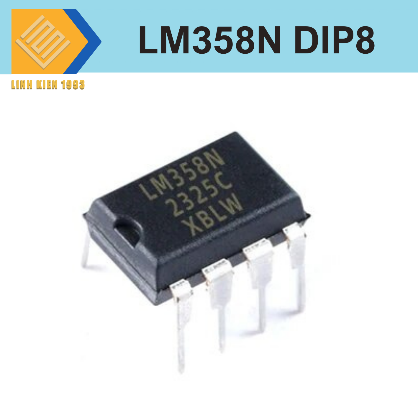 IC Khuếch Đại Thuật Toán LM358N DIP8