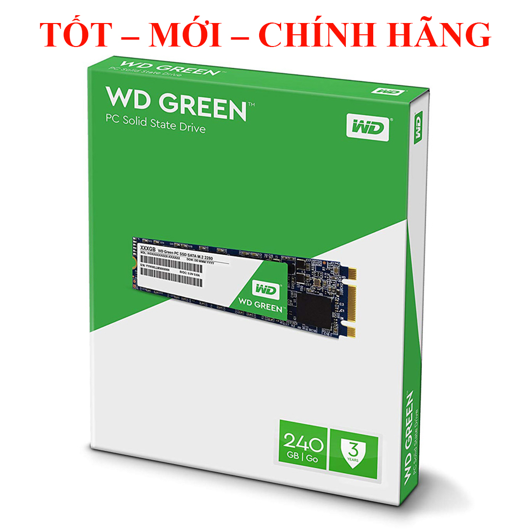 Ổ cứng SSD WD 240GB Chuẩn M.2 Green