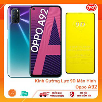 [Combo 3 chiếc] Kính Cường Lực 9D Màn Hình Oppo A92