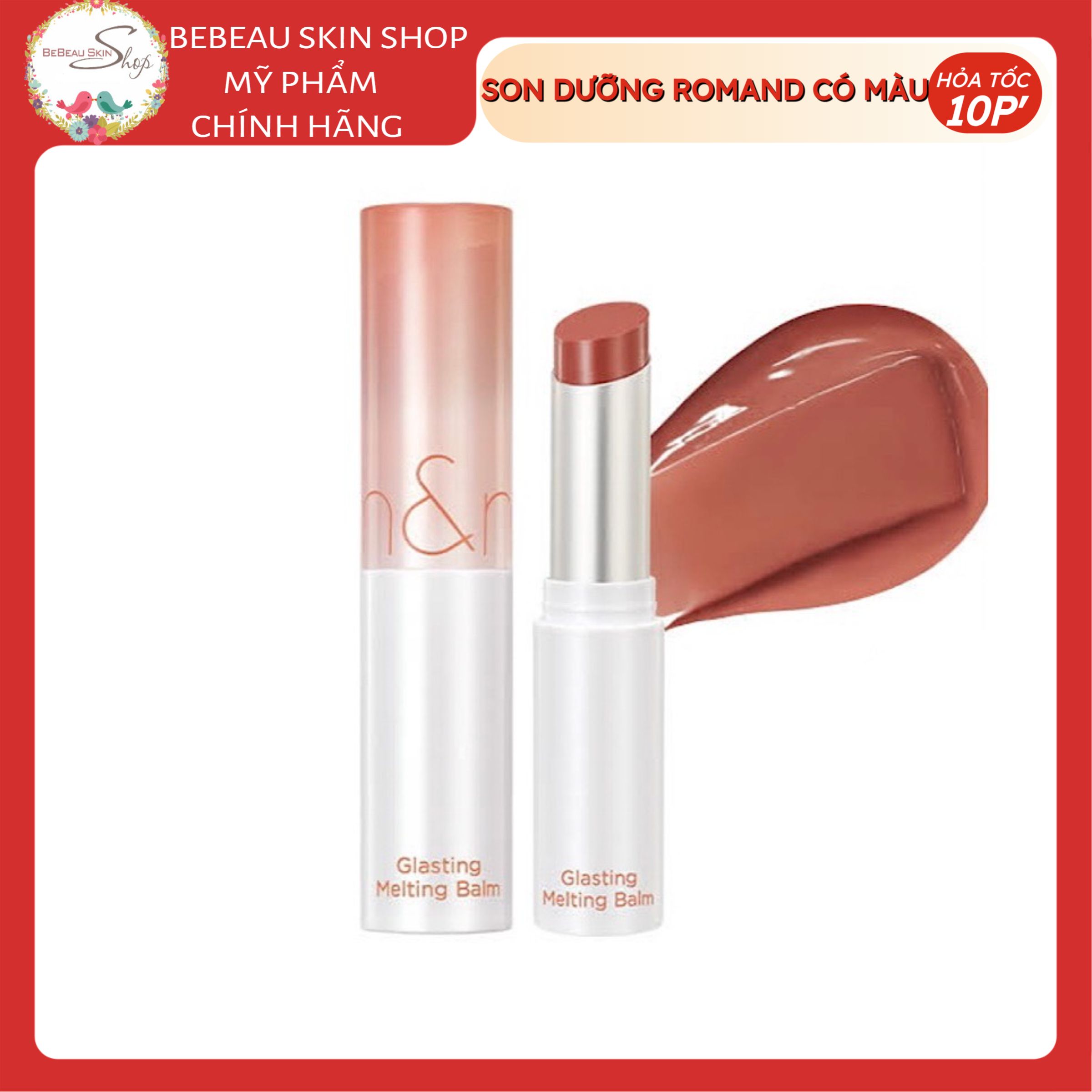 Son dưỡng có màu Romand Glasting Melting Balm 3.5g