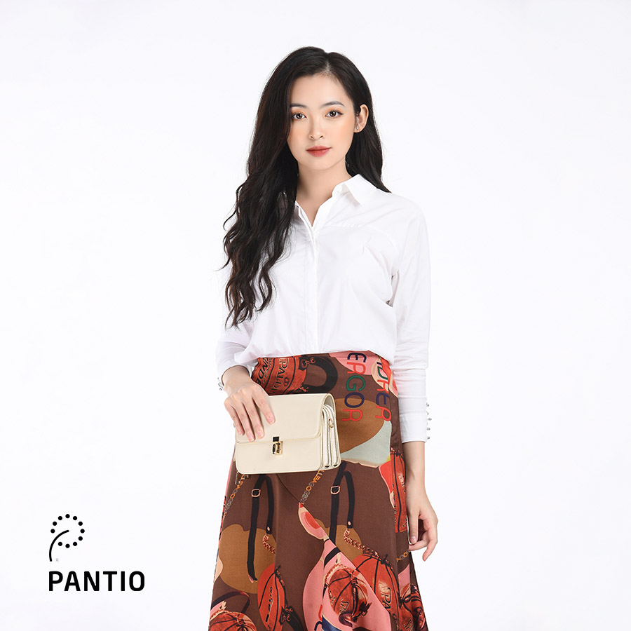 FJD9715 - Chân váy dài chất voan nhẹ thời trang