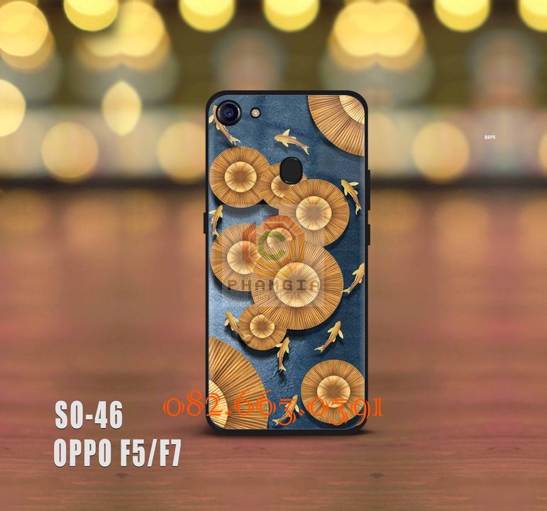 Ốp lưng Oppo F5/F7 tráng gương hình cá koi siêu đẹp