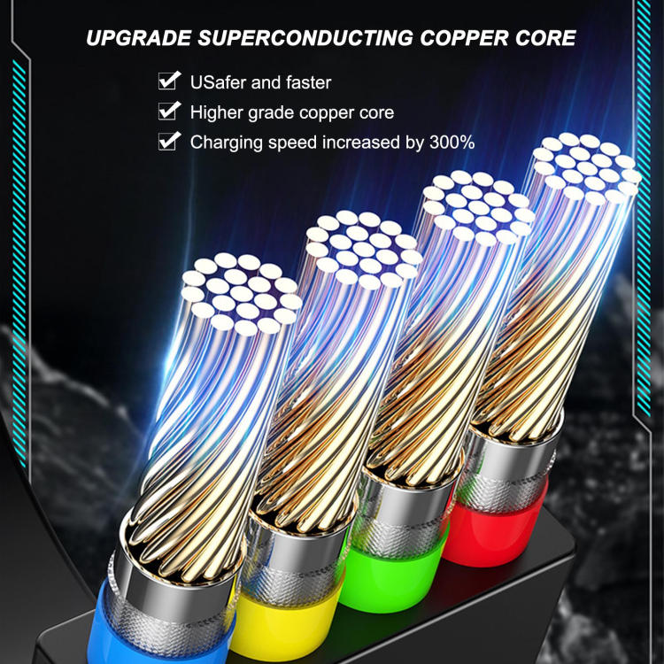 6A Super Fast Charging Cable USB Type-C Fast Charger Data Cable for iPhone for Samsung for Xiaomi for Huawei feasible