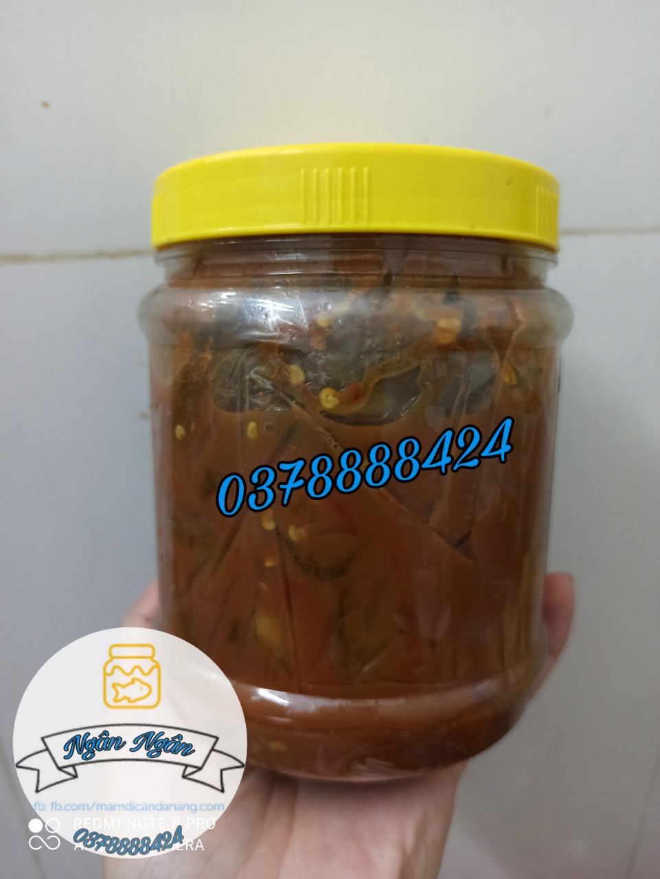 Mắm dưa Dì Cẩn 800g