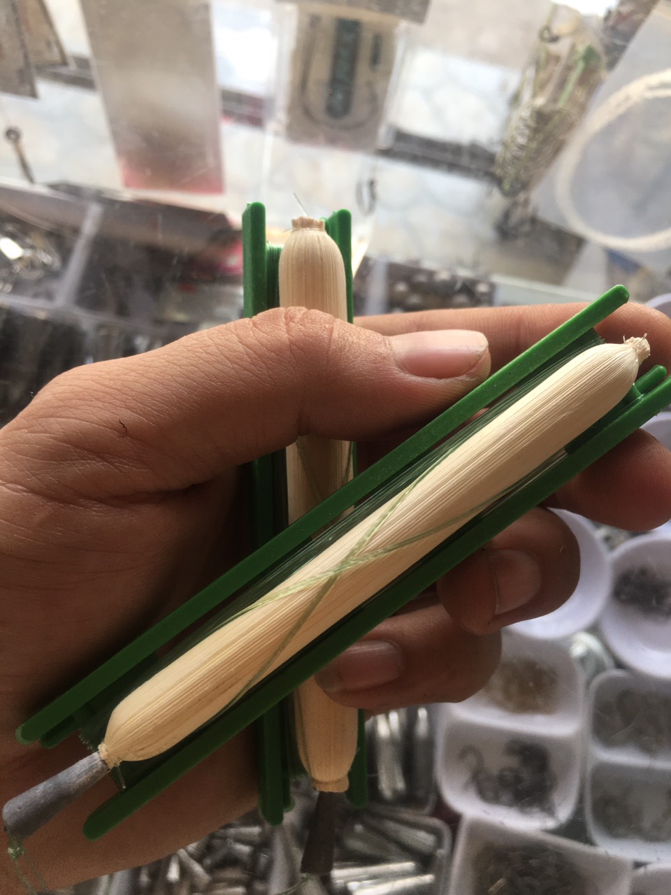 Combo 5 bộ dây phao bắp lưỡi câu cá rô , cá trê (Nhiều size)
