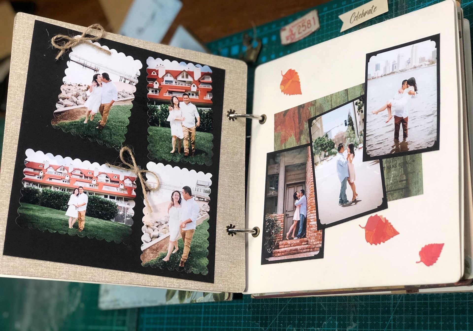[HCM]Album Scrapbook Retro Clock