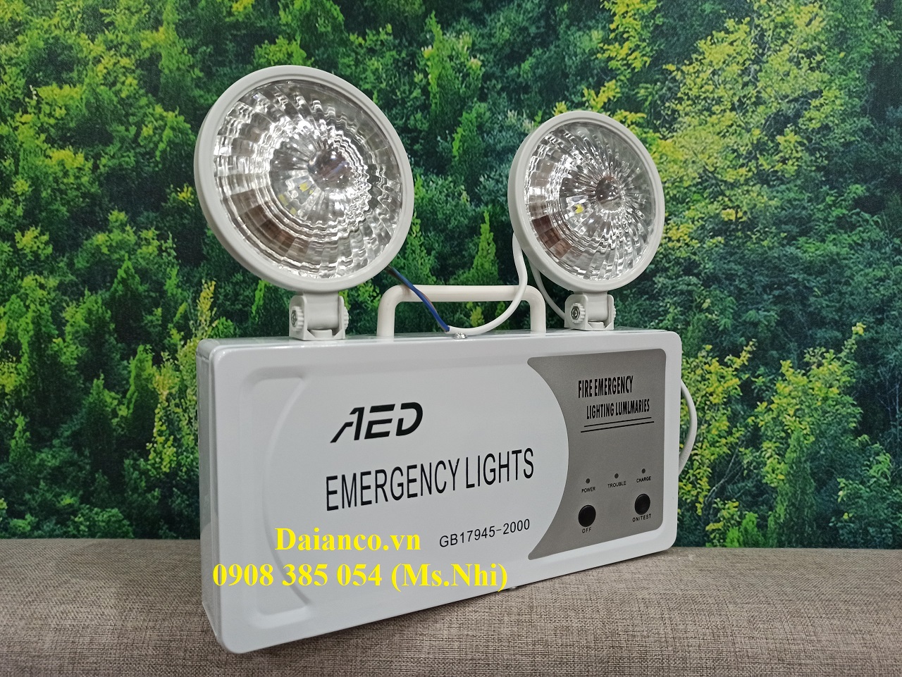 Đèn sự cố thoát hiểm khi mất điện AED - 2000, Đèn Emergency ADE