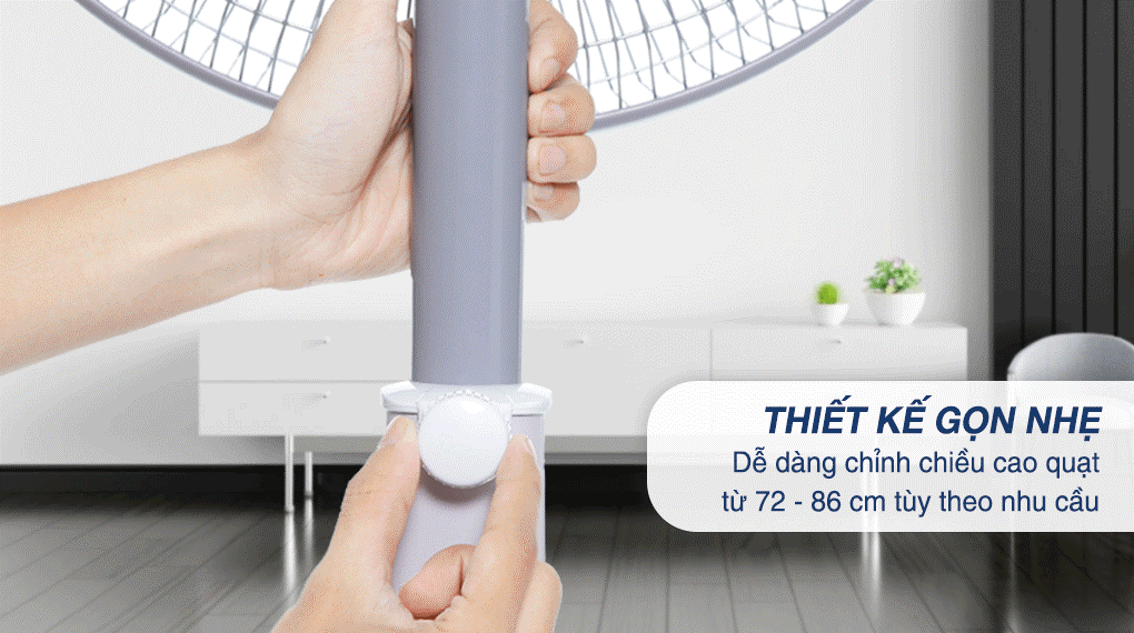 Quạt lửng Asia 3 cánh 55W (GIAO MÀU NGẪU NHIÊN)