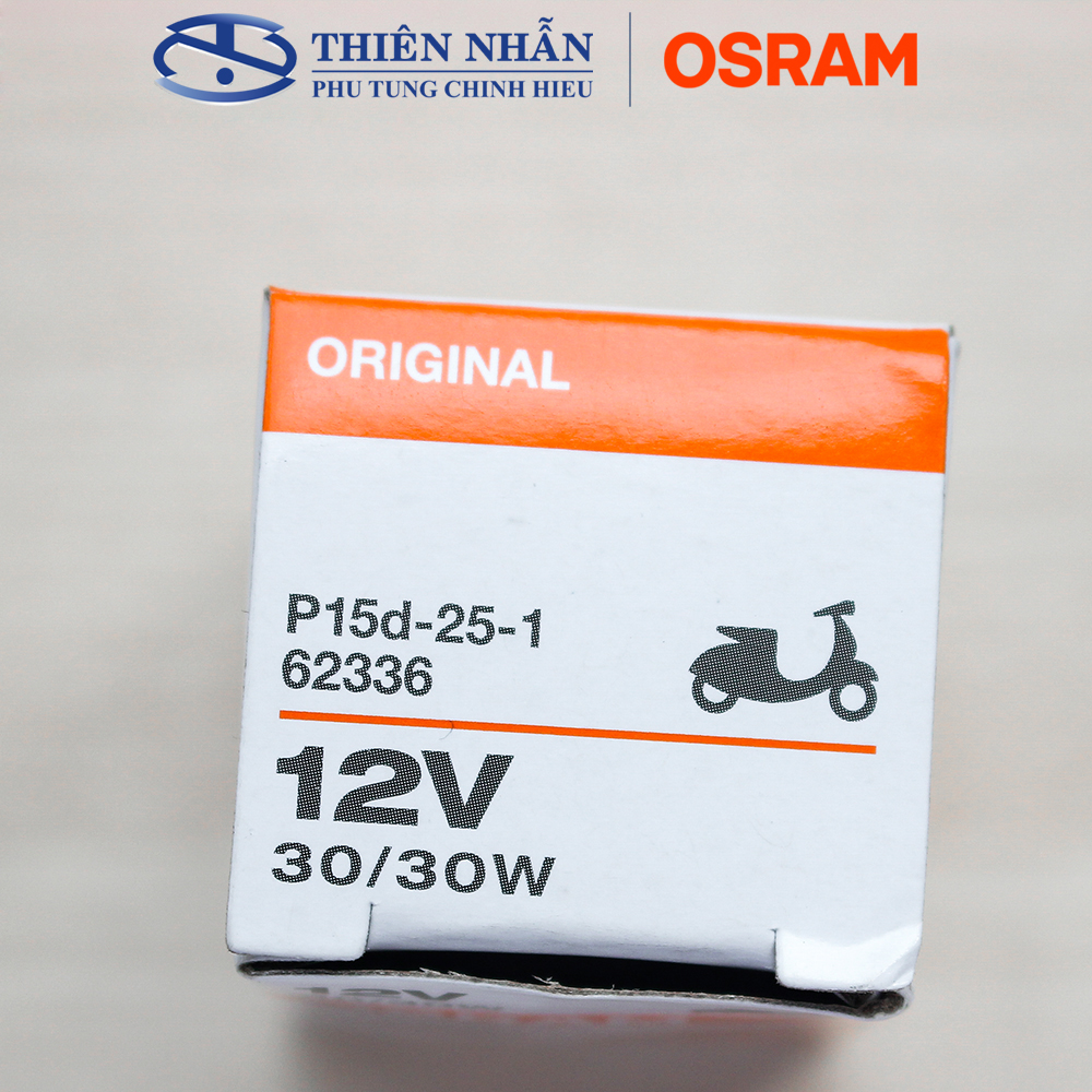 Bóng đèn Halogen OSRAM T19 (M5) Wave alpha, Dream, Future 1 (30W) (62336RV) (Hỏa Tiễn)