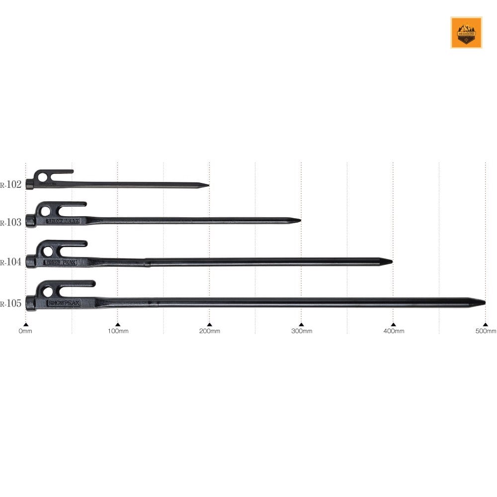Bộ cọc lều Snow Peak #30 ( 6 cái ) , mã R-103-1