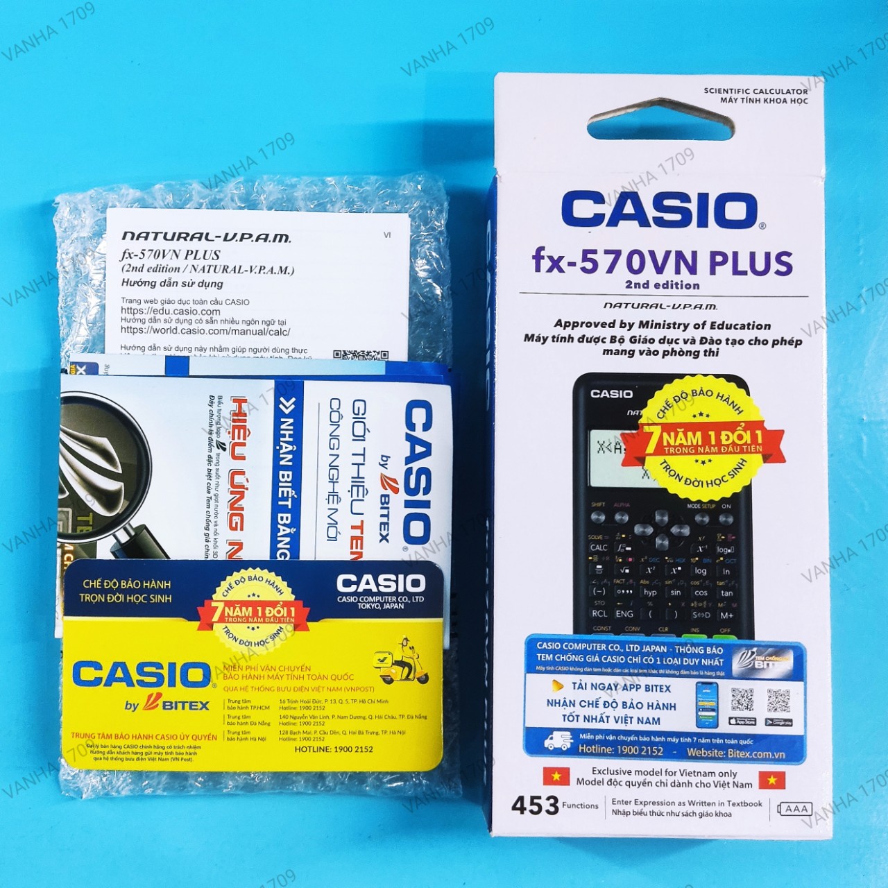 [HÀNG CHÍNH HÃNG] CASIO™ Máy Tính Khoa Học fx 570 VN Plus - Thế hệ 2 ( Gel 2).