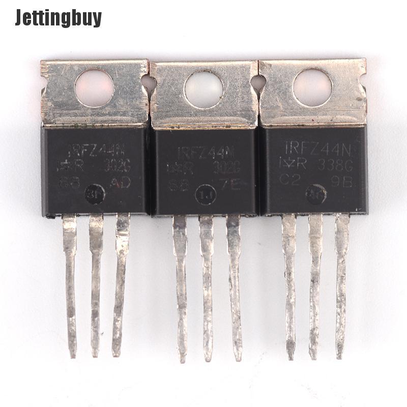 Jettingbuy New 10pcs 55V 49A IRFZ44N IRFZ44 Power Transistor MOSFET N-Channel L