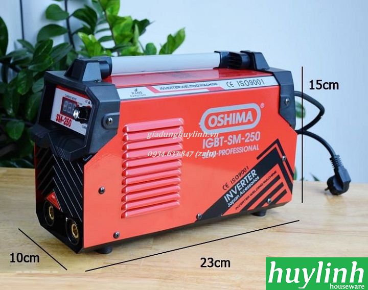 [HCM]Máy hàn que điện tử Oshima IGBT-SM-250 (2 bo)