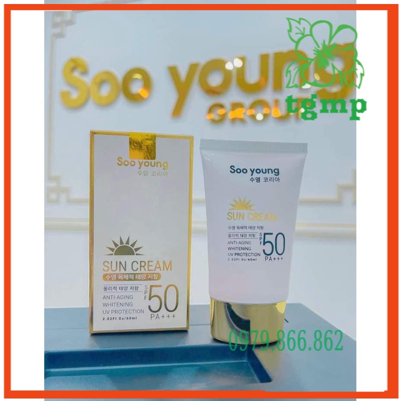 Kem Chống Nắng Mặt Vật Lý Soo Young 50ml