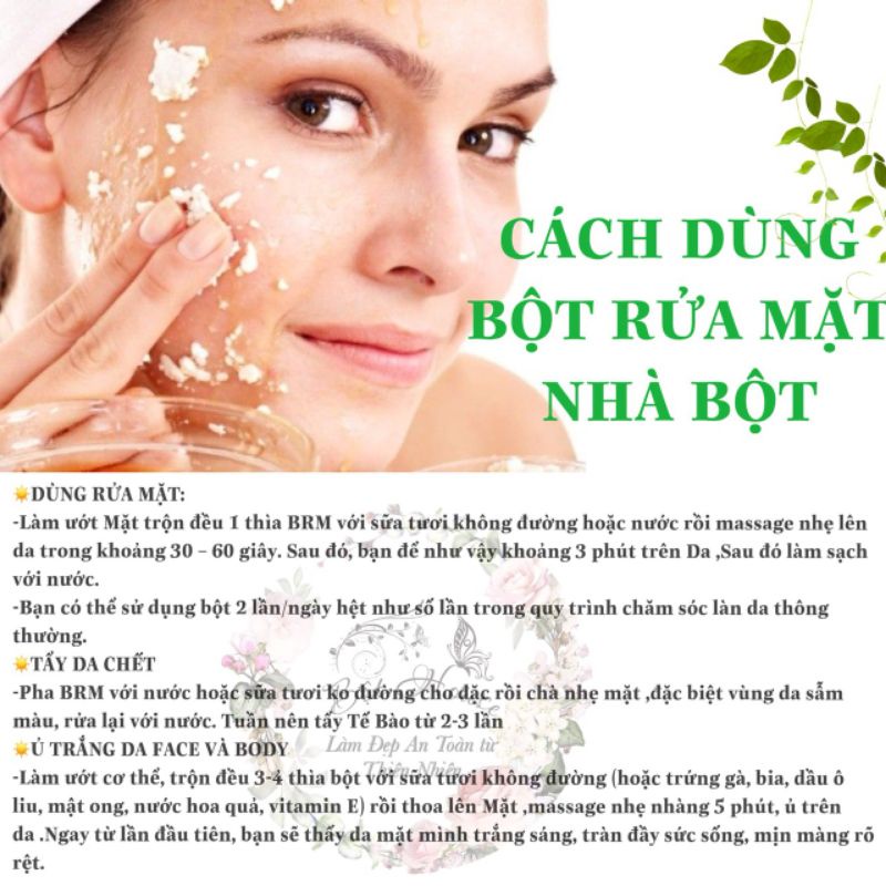 BỘT RỬA MẶT KHỔ QUA RỪNG HANDMADE NHÀ BỘT