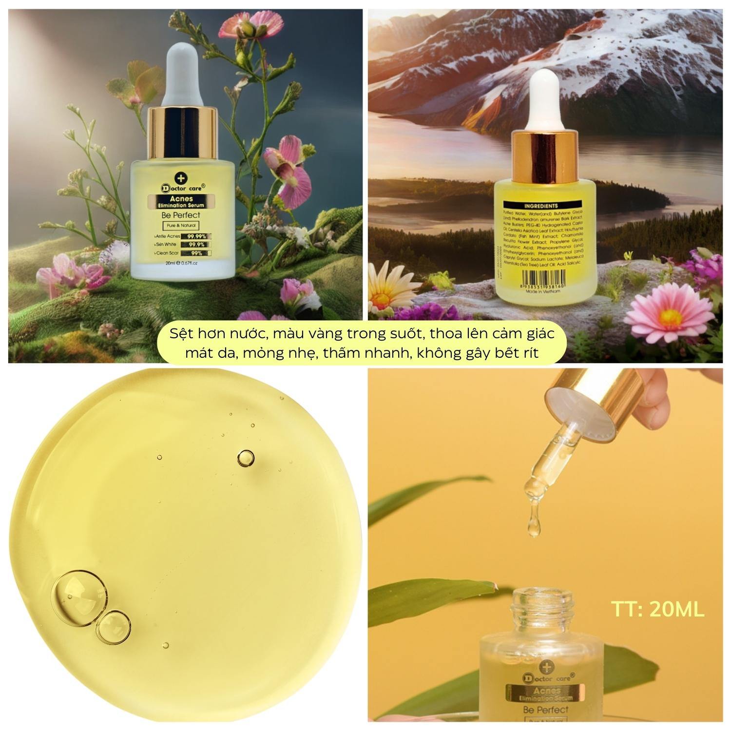 Serum Tri Mụn thâm Doctor Care Acnes Elimination 20ml