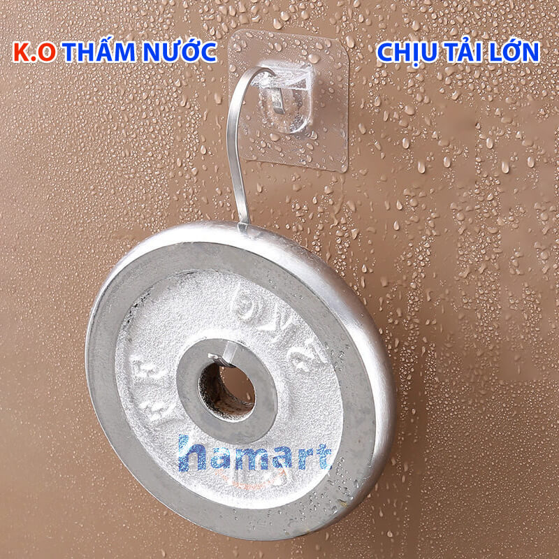 Miếng Dính Tường Kê Sàn Hamart Móc Dán Tường Lót Sàn Kê Ván BẢN DÀY Siêu Chịu Lực 5KG KO KHOAN ĐỤC