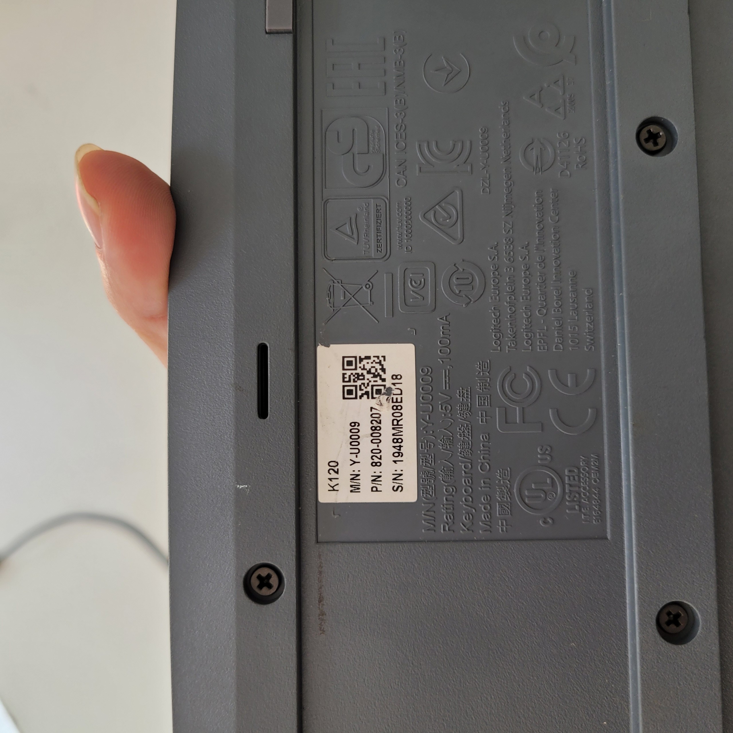 Bàn phím có dây Dell KB212-b cao cấp mỏng nhẹ, cổng USB