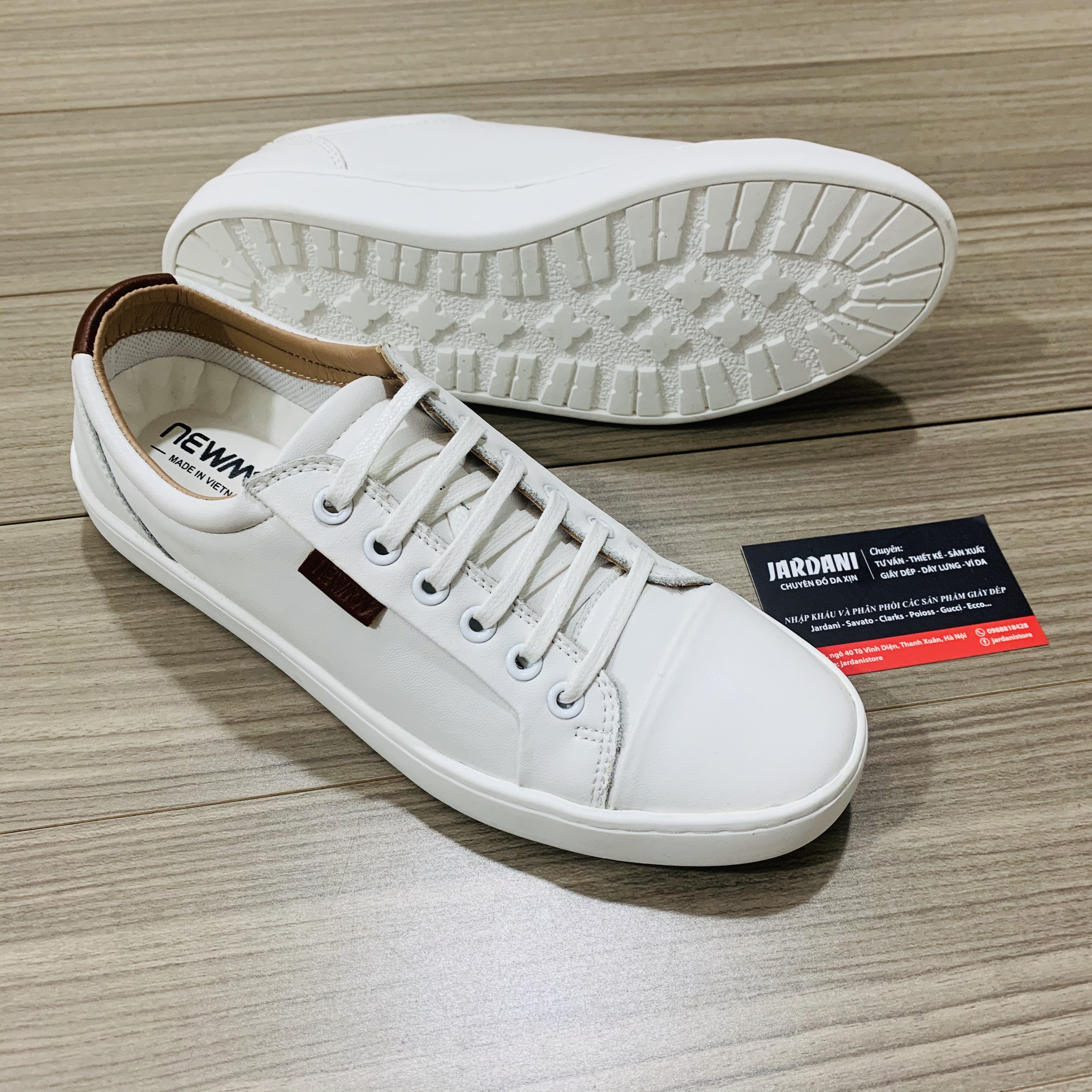 Giày Sneaker Da Thật NM - Bảo hành 24 tháng