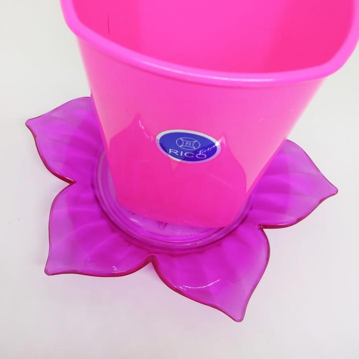 Bộ 5 miếng đế lót ly kim cương Rico (Vàng)