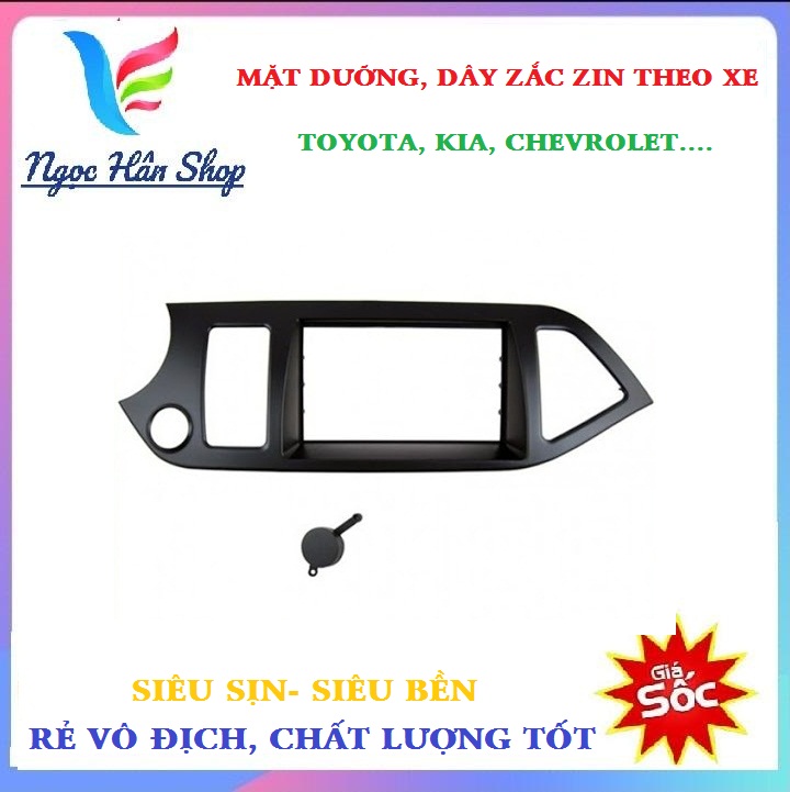[Hỗ trợ lắp đặt Hà Nội] Mặt dưỡng gắn taplo, mặt dưỡng lắp màn hình 9, 10ICNH cho xe vios,morning, i10, xpander,.., CAO CẤP, BỀN ĐẸP,CHẤT LƯỢNG TỐT, với giá CỰC RẺ