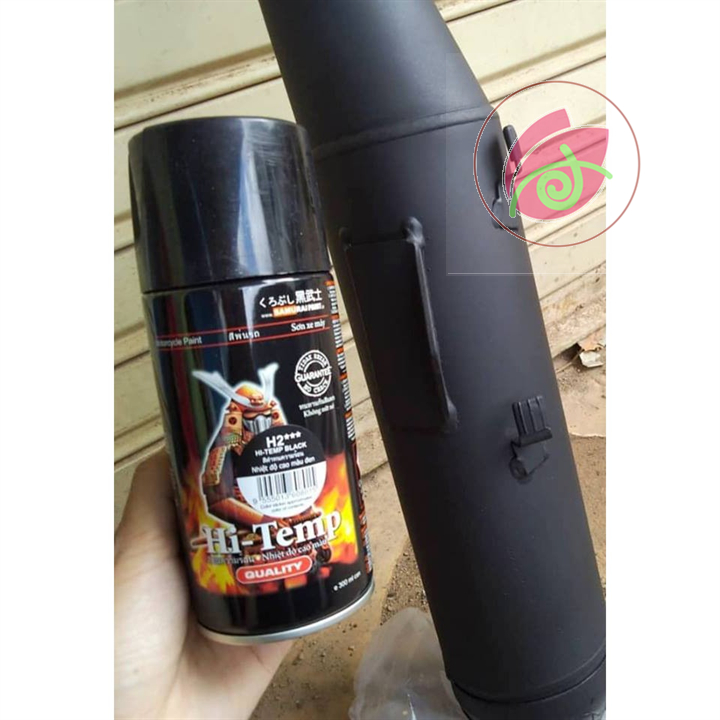 H1 H2  Sơn Samurai Chịu nhiệt màu bạc hoặc màu đen mờ