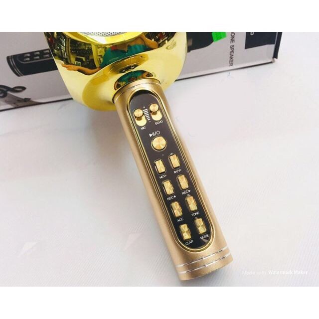 Mic karaoke YS90 kiêm loa trợ giảng- Micro Bluetooth đa năng YS90