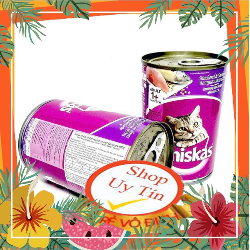 Pate cho mèo Whiskas lon 400g