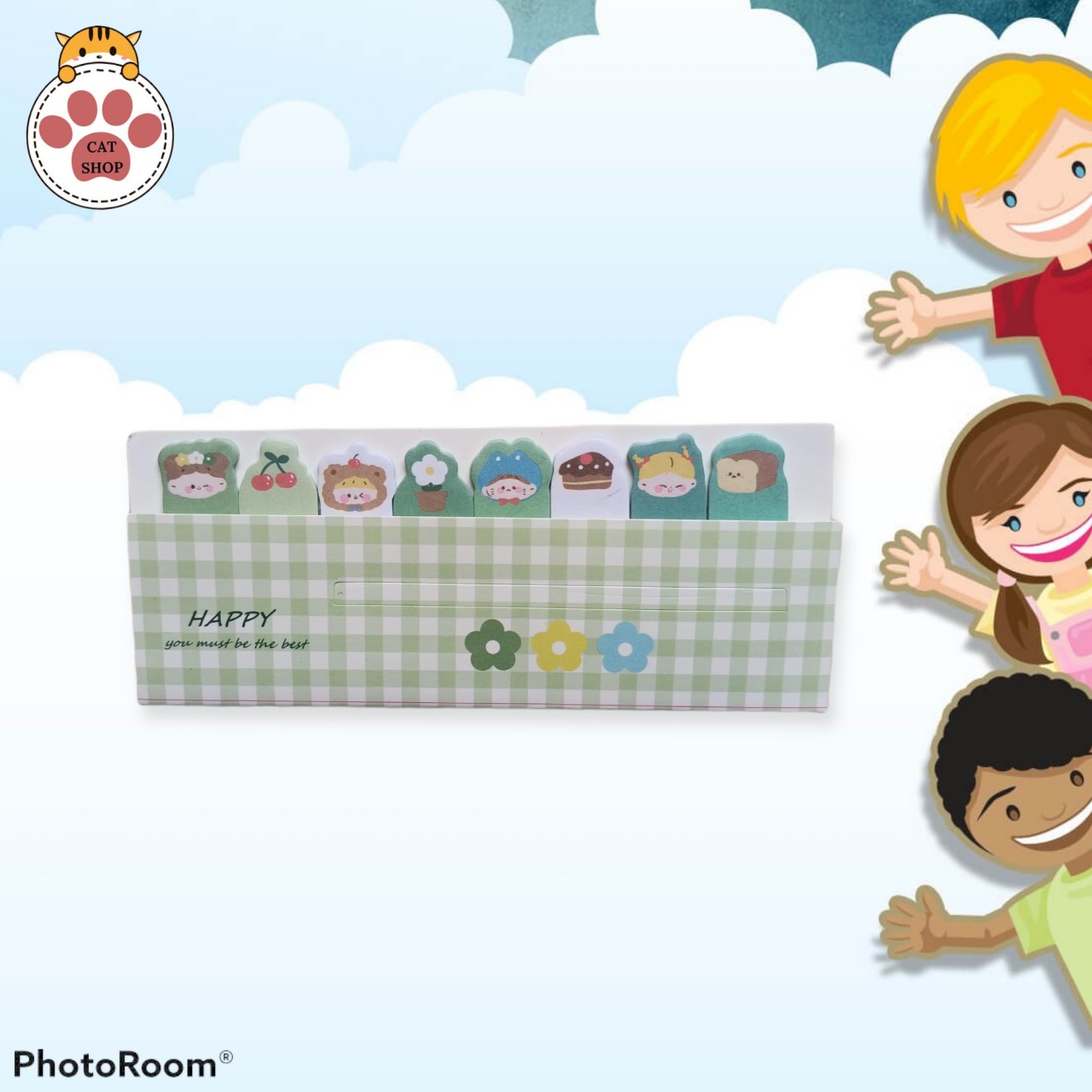 Giấy note mini đánh dấu/ phân chia trang giấy dễ thương