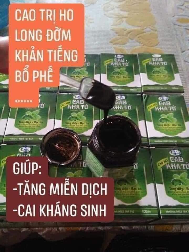 CAO TRỊ HO CAO KHA TỬ 100 ml