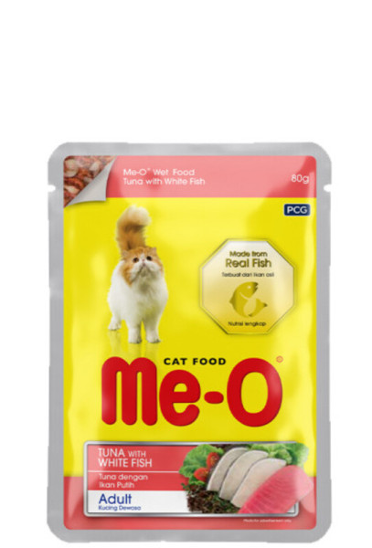 Sốt cá ngừ cho mèo MeO Me-O Tuna in Jelly 80g