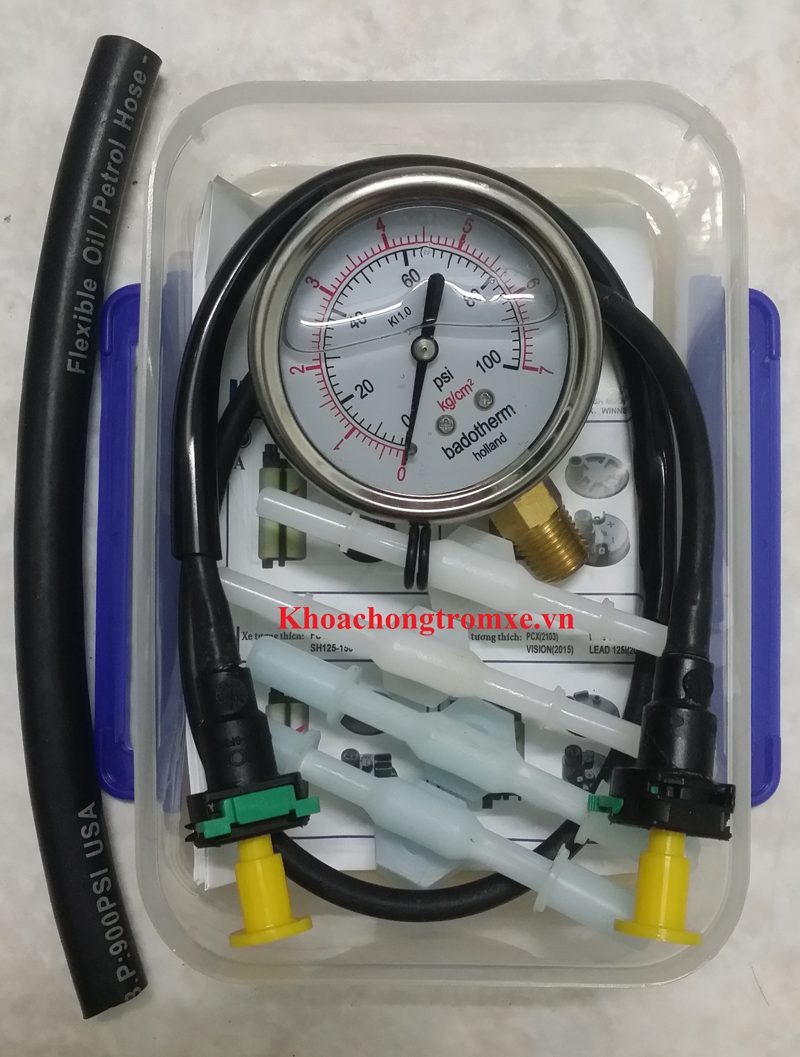 Đo Áp Suất Bơm Xăng Fi