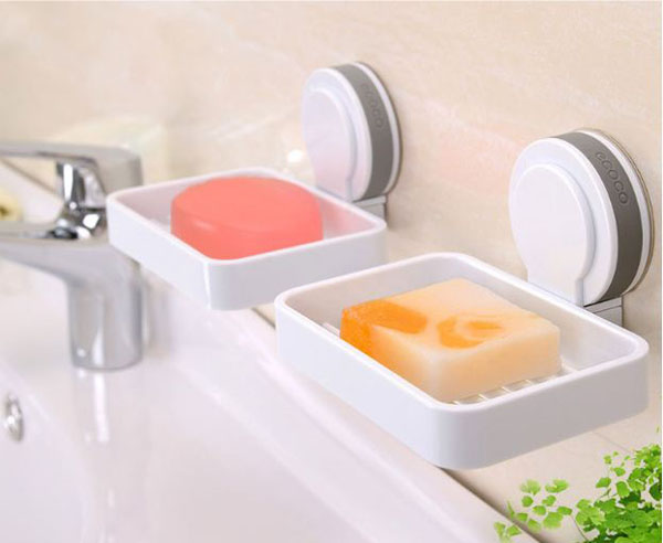 Kệ đựng xà phòng hút chân không Ecoco Hàng cao cấp