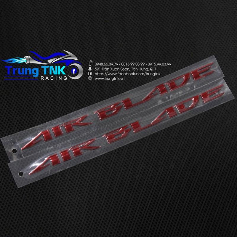 Tem chữ nổi Air Blade các đời.