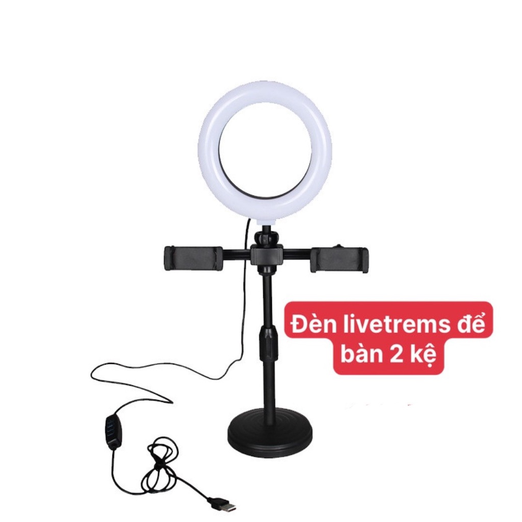 Giá đỡ/ Chân đế livestream để bàn có đèn led