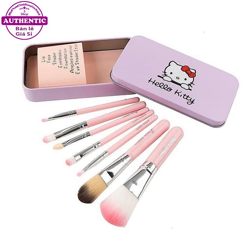 Bộ Cọ Trang Điểm Cá Nhân HELLO KITTY 7 Cây