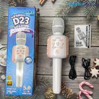 [HCM]MICRO KARAOKE KIÊM LOA BLUETOOTH D-23( CHÍNH HÃNG WK)
