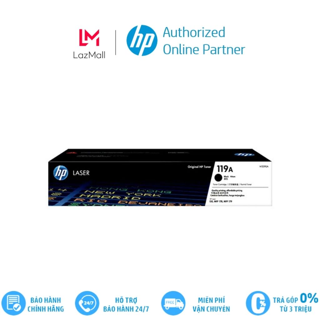 Mực hộp máy in laser HP 119A Black (W2090A)