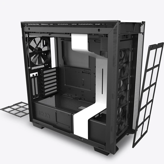 VỎ CASE MÁY TÍNH NZXT H710i MÀU TRẮNG ĐEN