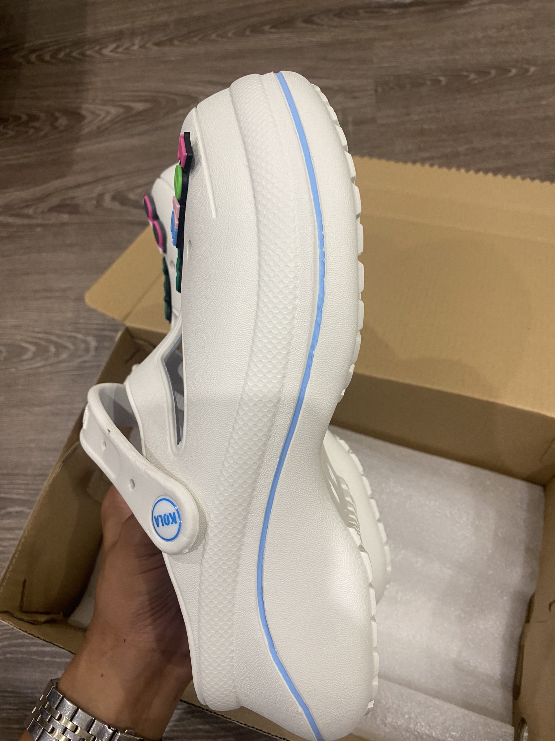 Dép sục nữ Crocs đế dày  7cm