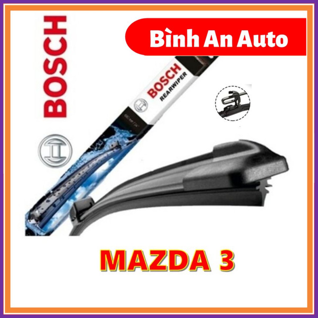 Cần gạt mưa mazda 3 không xương silicone hãng bosch