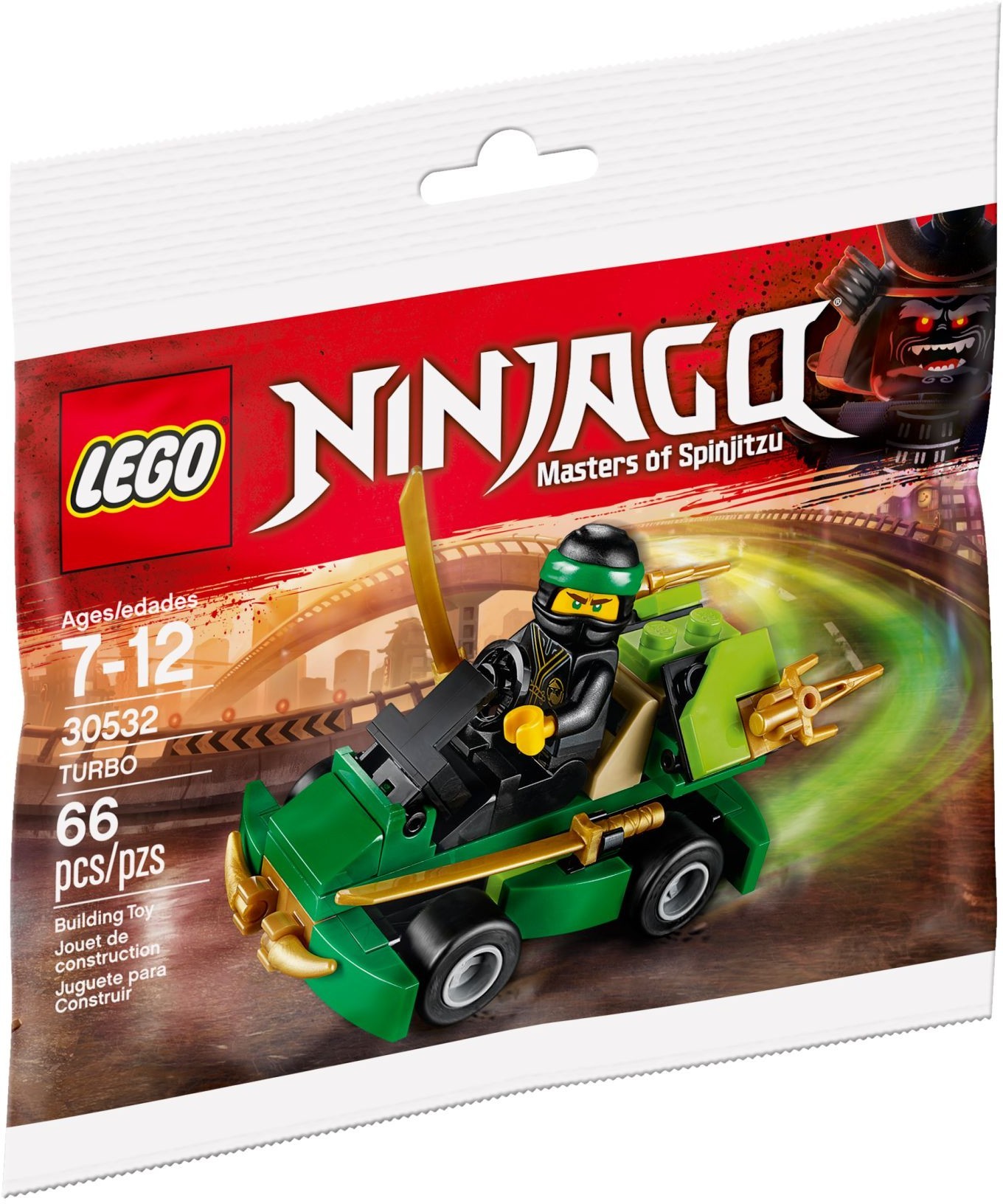 Lego Ninjago 30532 - TURBO polybag - Bộ xếp hình Lego Xe chiến đấu của Lloyd