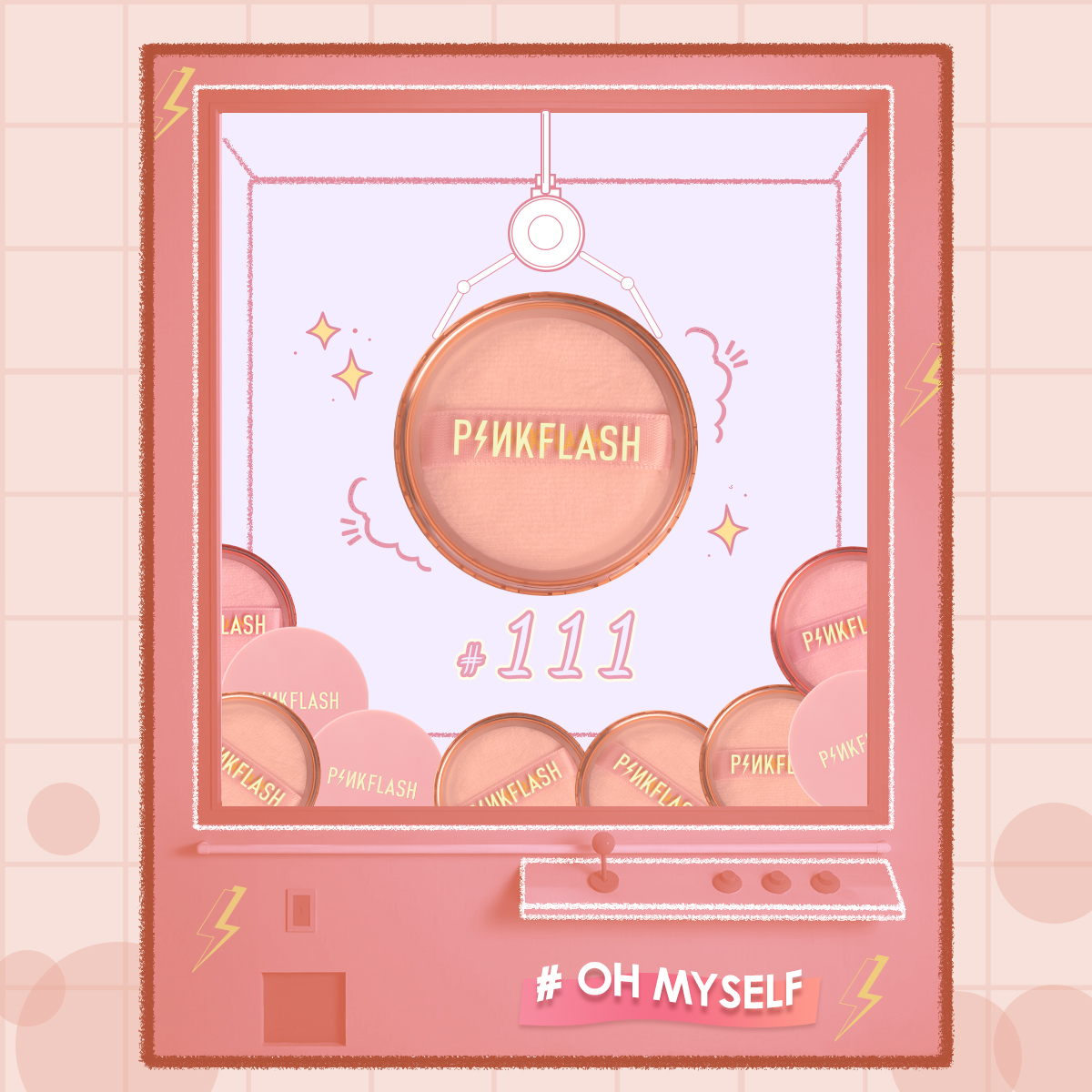 FOCALLURE Phấn phủ PINKFLASH OhMySelf lâu trôi