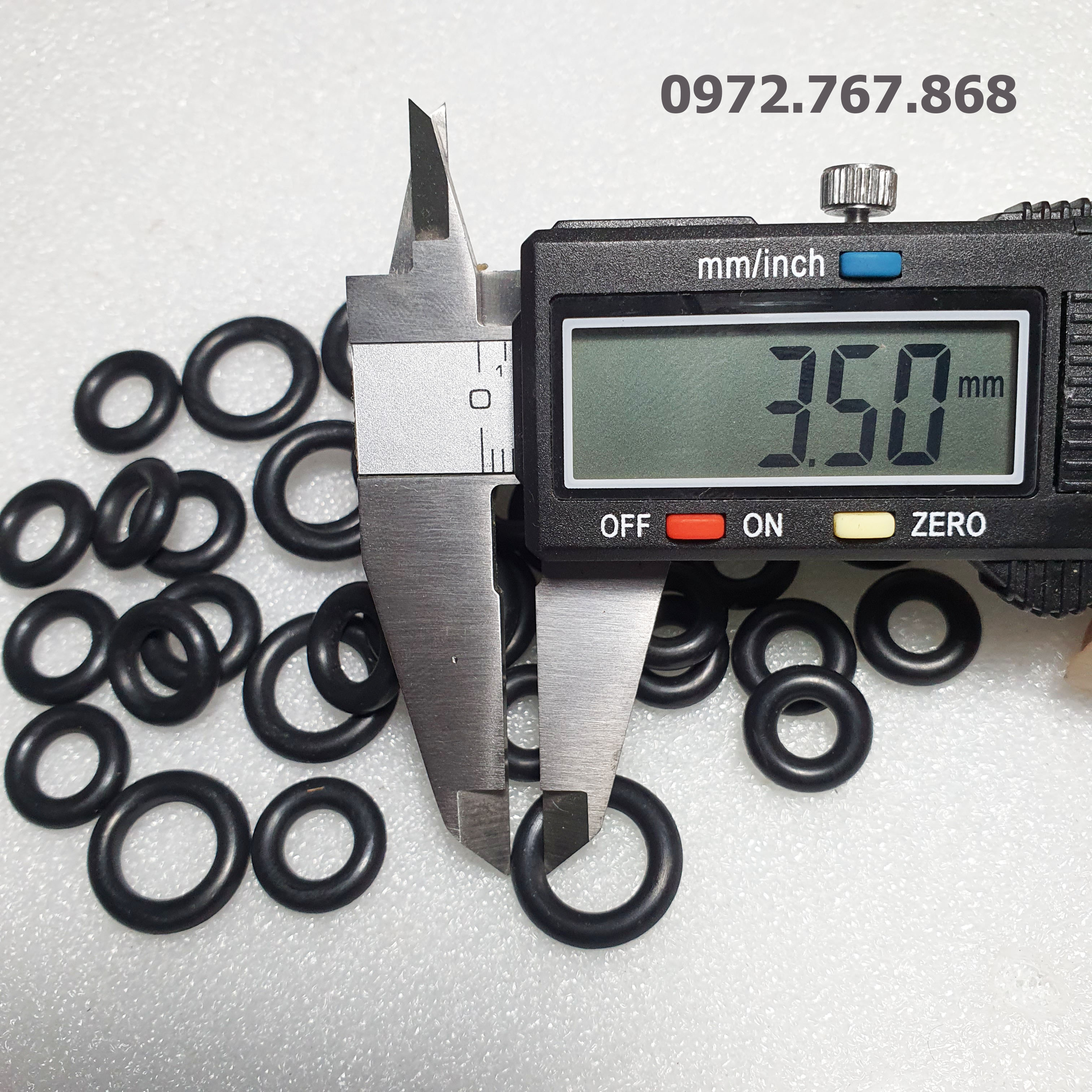 Gioăng cao su tròn 8*3.5mm (100 cái)